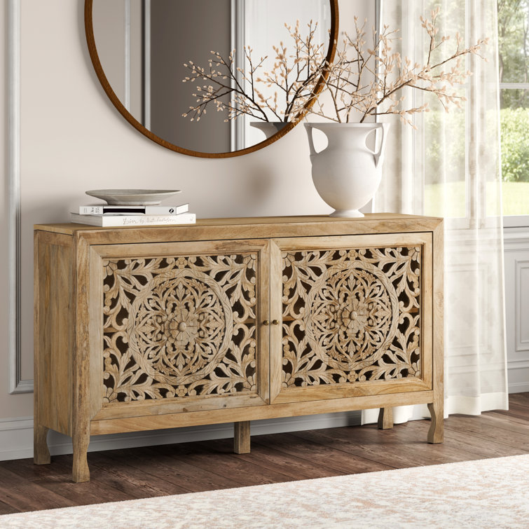 Kelly Clarkson Home Josiah 60'' Wide Mango Solid Wood Sideboard
